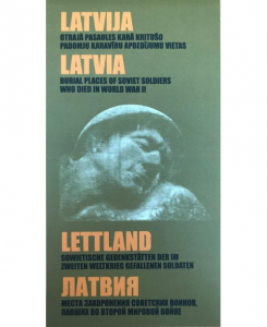 Latvia. Burial places of soviet soldiers who died in world war II. Guidebook and map